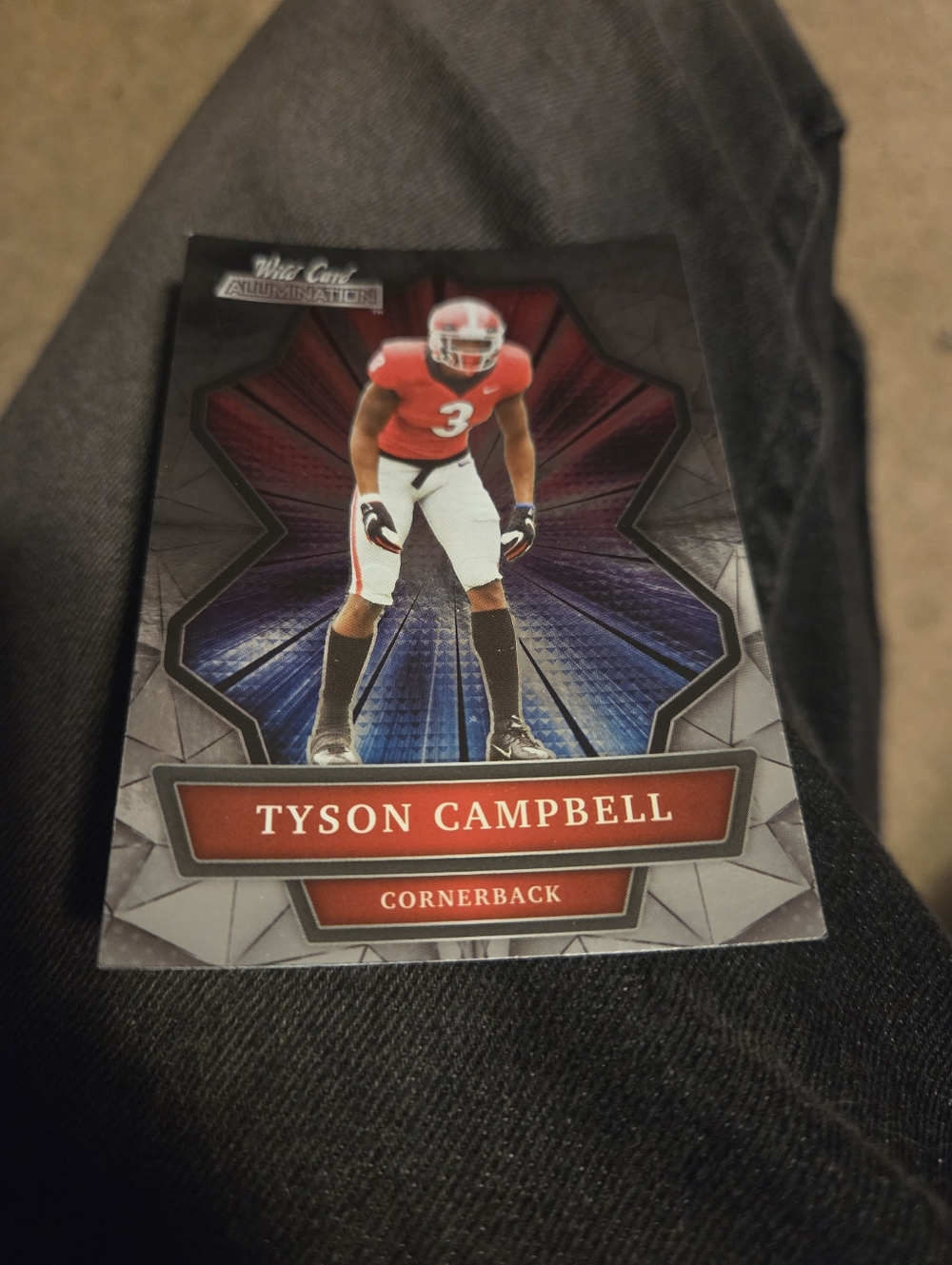 Tyson Campbell Football Trading Card - Red